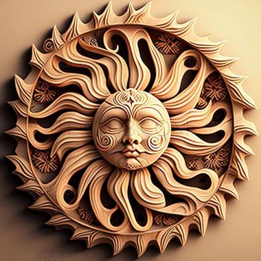 3D model sun (STL)